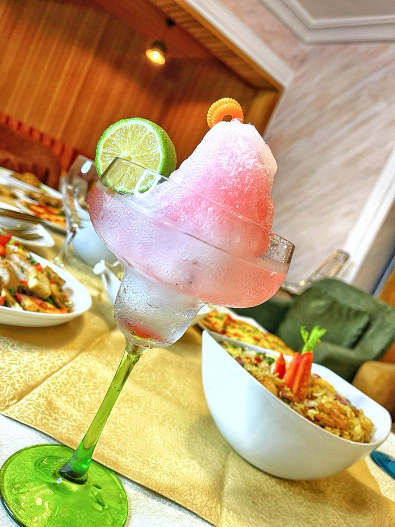 Panthera Seafood Platter ,prawns, fish, and grilled delicacies beautifully arranged.